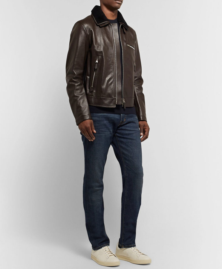 A Menswear Grail, the Leather Jacket Men Fur (aka Shearling) - VIP Style